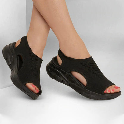 Stretch Orthotic Sandals - Washable Slingback Sport Sandals with Non-Slip Grip, Lightweight Comfort