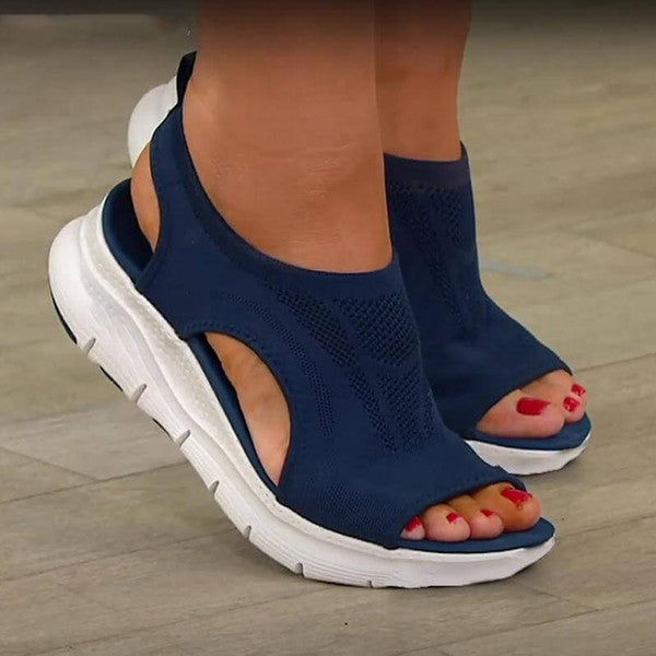 Stretch Orthotic Sandals - Washable Slingback Sport Sandals with Non-Slip Grip, Lightweight Comfort