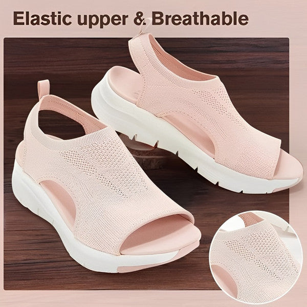 Stretch Orthotic Sandals - Washable Slingback Sport Sandals with Non-Slip Grip, Lightweight Comfort