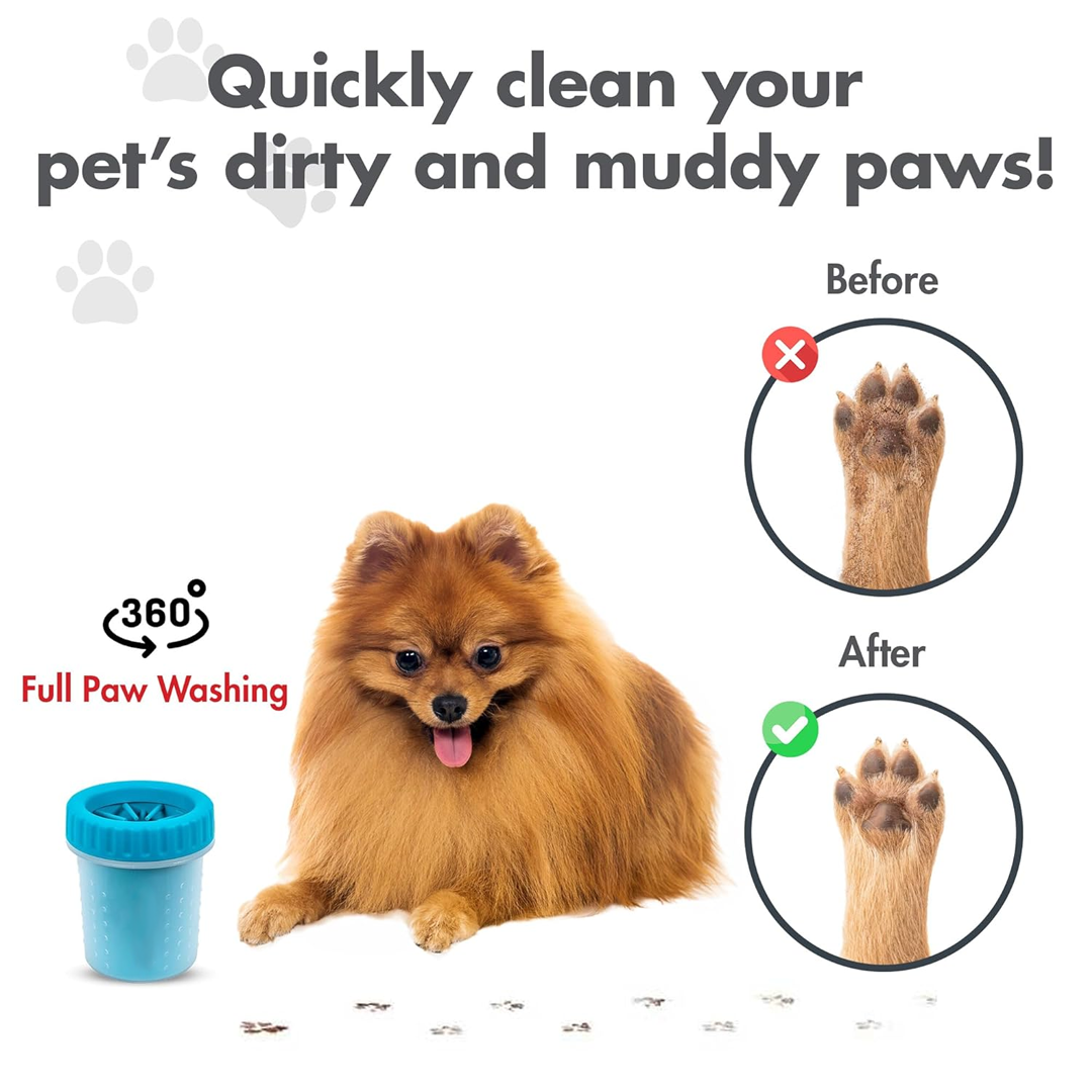 Dog Paw Cleaner – Portable Pet Paw Washer & Scrubber