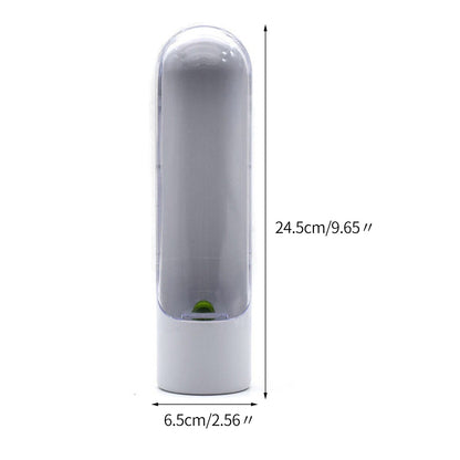 Fresh Herb Keeper Container for Refrigerator Kitchen Storage
