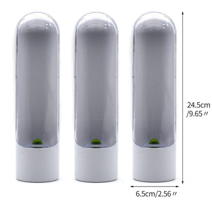 Fresh Herb Keeper Container for Refrigerator Kitchen Storage