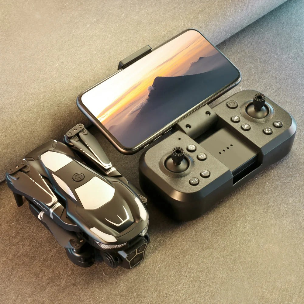 Kids RC Toy Drone V68 8K HD, 4K EIS Camera, Foldable Design, Obstacle Avoidance Quadcopter for Children