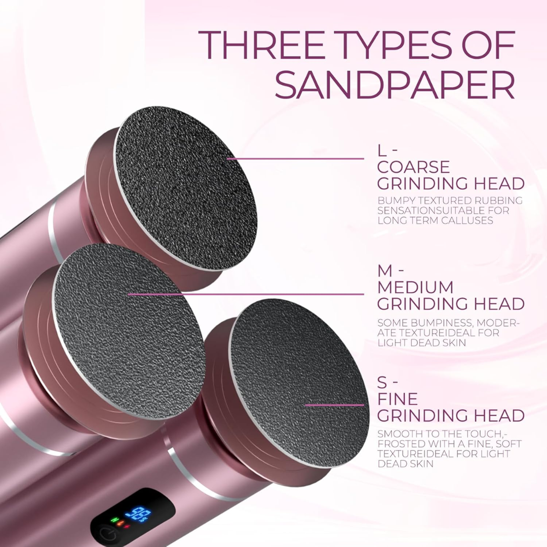 Professional Electric Foot File Callus Remover with Speed Control