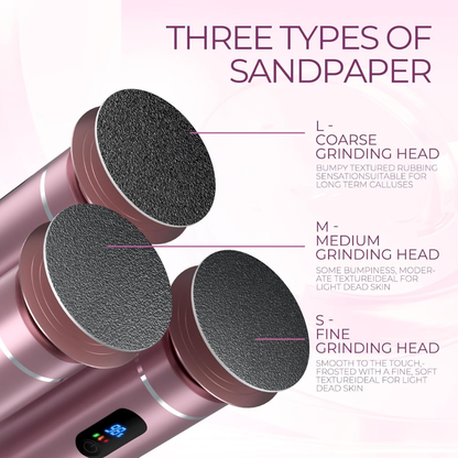Professional Electric Foot File Callus Remover with Speed Control