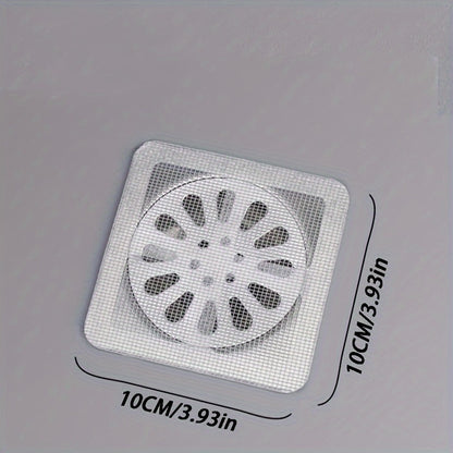 Disposable Hair Catchers for Shower Mesh Shower Drain Covers Floor Sink Strainer Filter Mesh Stickers Bathroom Accessory