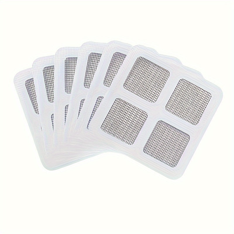 Disposable Hair Catchers for Shower Mesh Shower Drain Covers Floor Sink Strainer Filter Mesh Stickers Bathroom Accessory