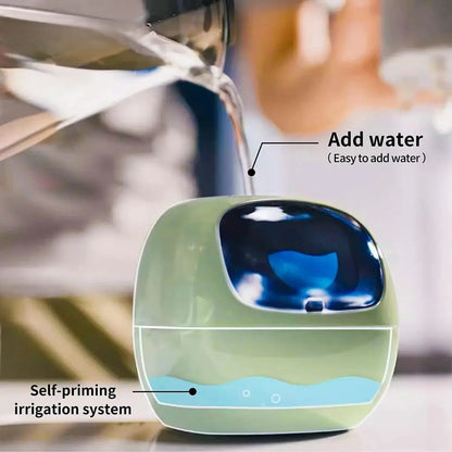 AI Smart Planter with 7 Sensors & 49 Expressions for Easy Plant Care