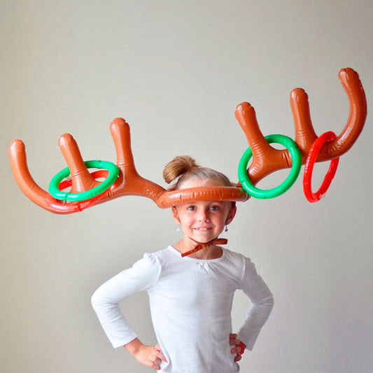 Christmas Inflatable Reindeer Game - Perfect Holiday Party Gift for All Ages