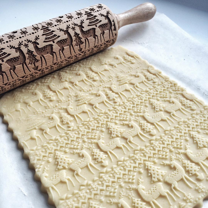 Christmas 3D Rolling Pin
