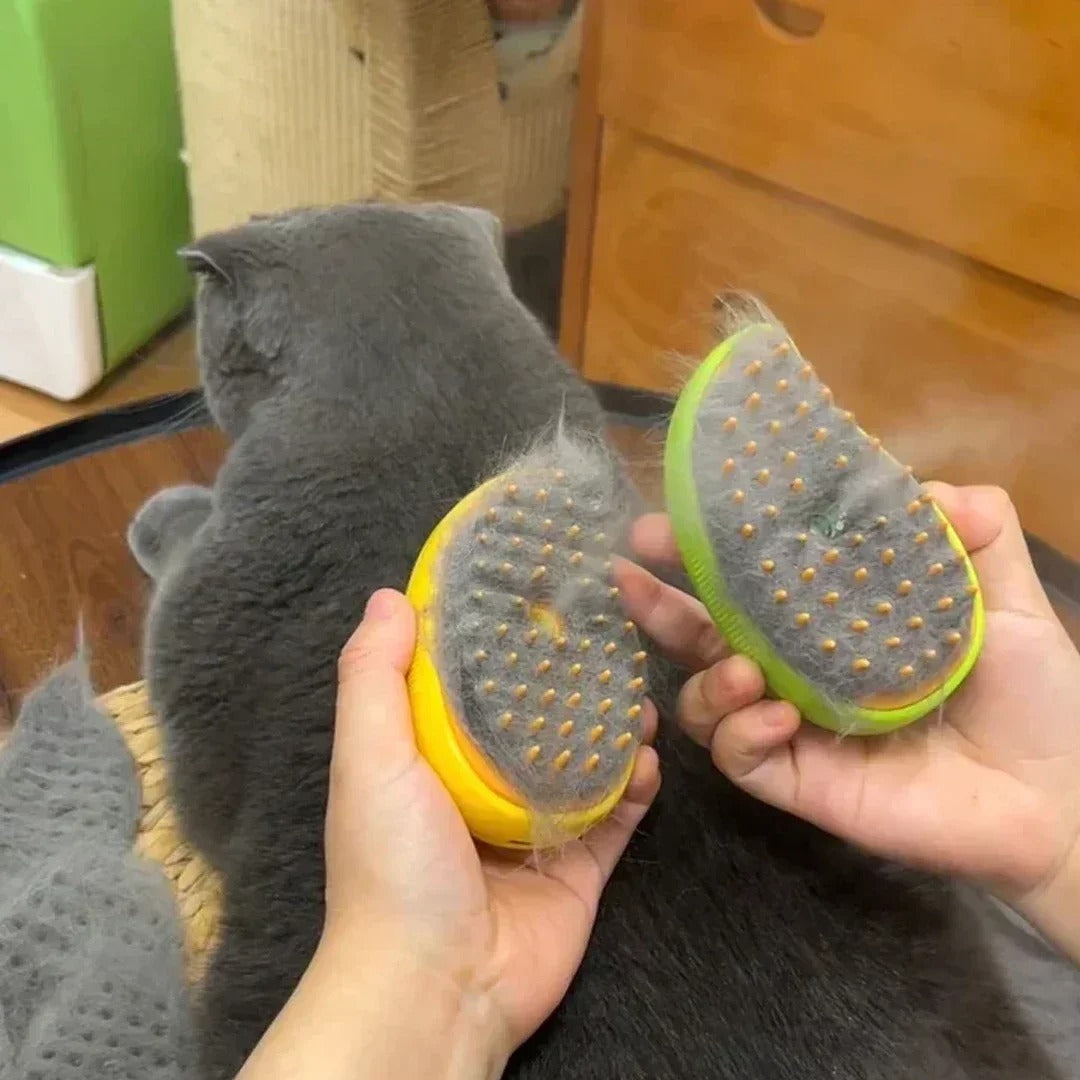 3-in-1 Electric Pet Grooming Brush with Steam Massage Sprayer for Dogs & Cats