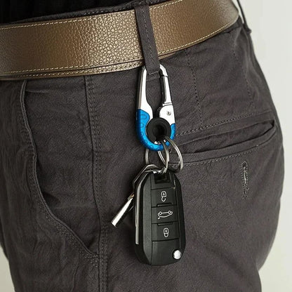 Stainless Steel Keychain Buckle for Men – Carabiner Hook Keyring