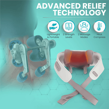 Neck & Shoulder Heat Massager – Therapeutic Relaxation Tool