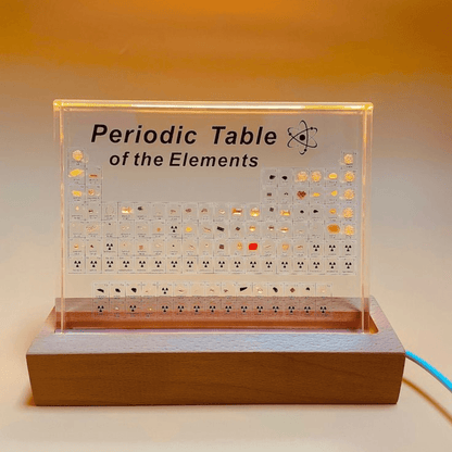 Periodic Table with Elements LED Night Light Table Lamp