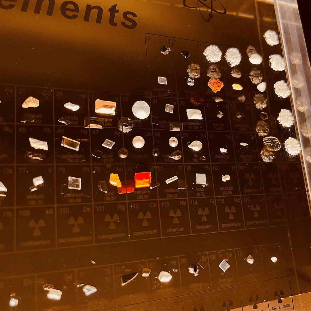 Periodic Table with Elements LED Night Light Table Lamp
