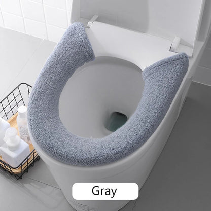 Soft Washable Thick Toilet Seat Cover – Warm & Universal Fit