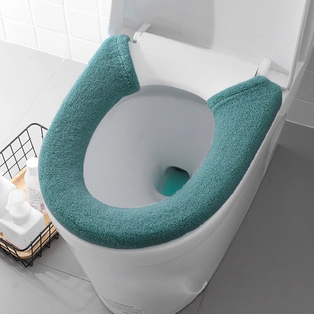 Soft Washable Thick Toilet Seat Cover – Warm & Universal Fit