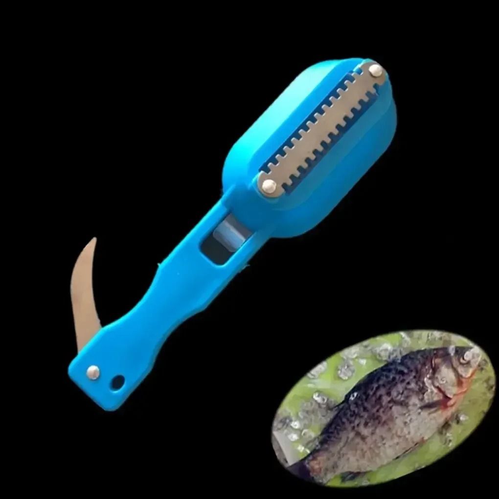 Premium Stainless Steel Fish Scaler & Gutting Tool for Fast Seafood Cleaning