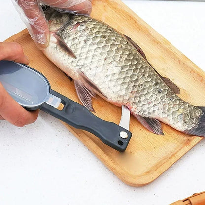 Premium Stainless Steel Fish Scaler & Gutting Tool for Fast Seafood Cleaning