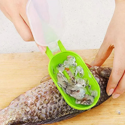 Premium Stainless Steel Fish Scaler & Gutting Tool for Fast Seafood Cleaning