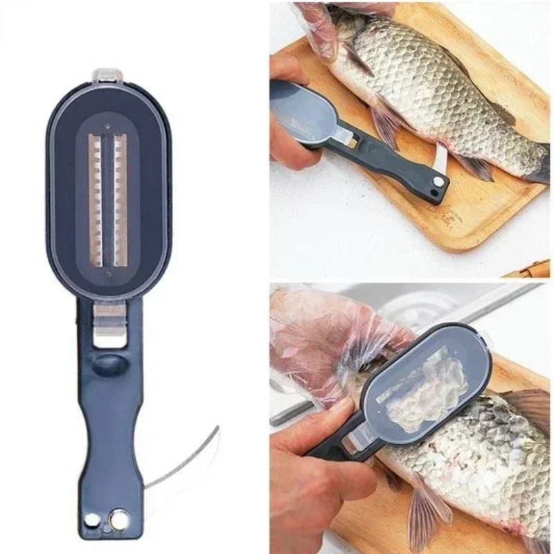 Premium Stainless Steel Fish Scaler & Gutting Tool for Fast Seafood Cleaning