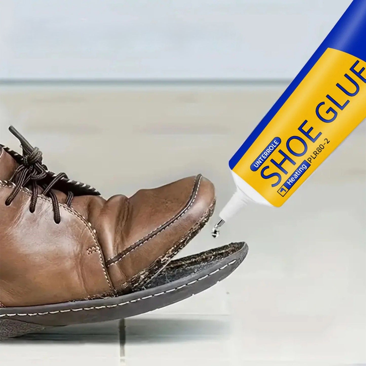 Super Strong Waterproof Shoe Glue - 2oz Universal Adhesive for Sneakers, Boots & Leather Repairs