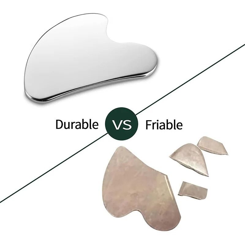 Stainless Steel Gua Sha Facial Massager Tool for Face Neck and Body Care