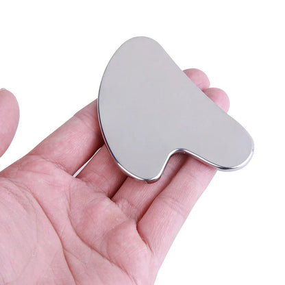 Stainless Steel Gua Sha Facial Massager Tool for Face Neck and Body Care