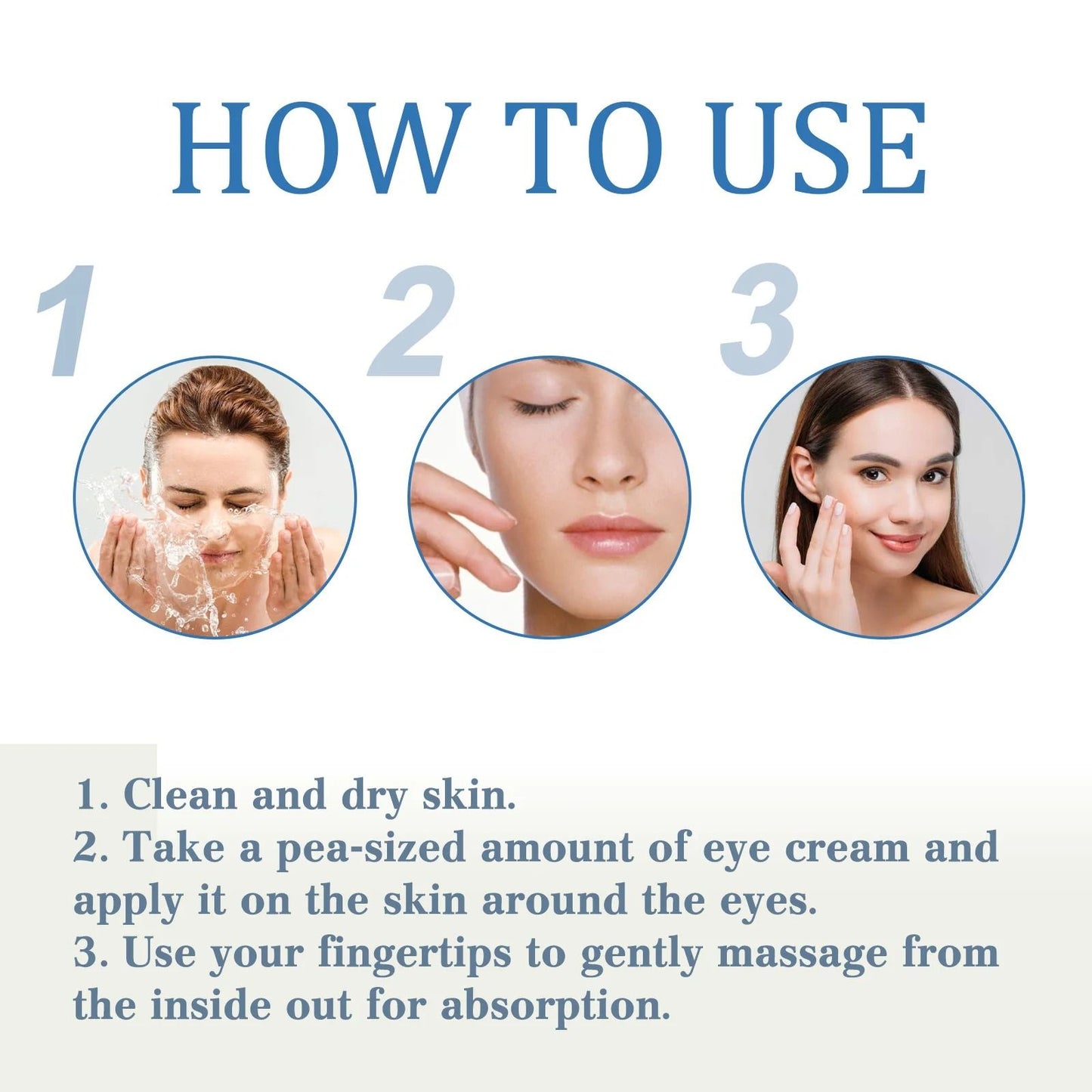 Instant Eye Repair Serum – Moisturizing Eye Cream for Dark Circles, Fine Lines & Under Eyes Skin Care