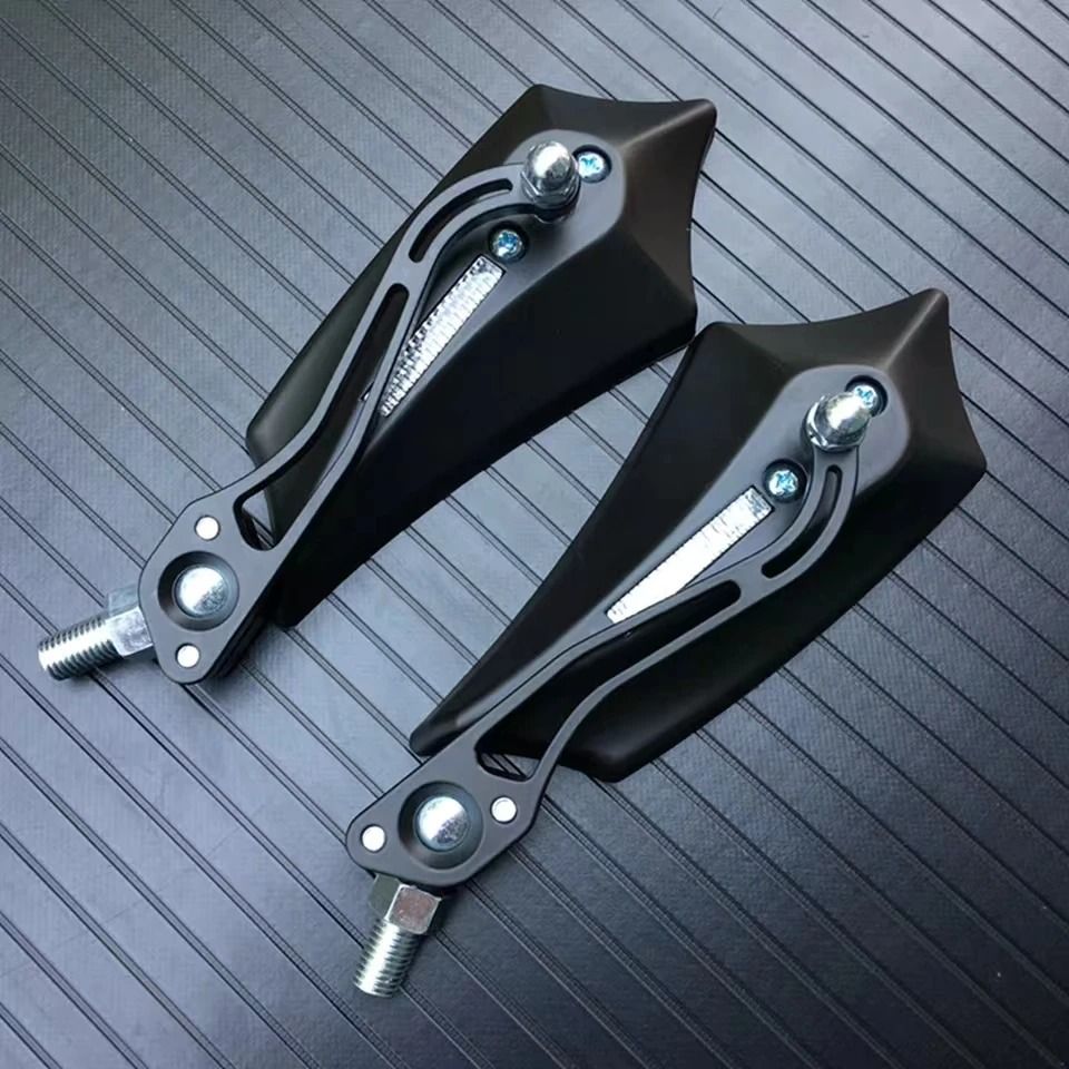 Motorcycle Rearview Mirror Pair for Suzuki, Yamaha, BMW – Universal Fit ATV Off-Road Motorbike Accessories