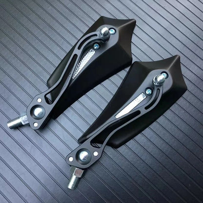 Motorcycle Rearview Mirror Pair for Suzuki, Yamaha, BMW – Universal Fit ATV Off-Road Motorbike Accessories
