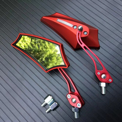 Motorcycle Rearview Mirror Pair for Suzuki, Yamaha, BMW – Universal Fit ATV Off-Road Motorbike Accessories
