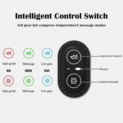 Electric Massager Cervical Pillow Hot Compress Vibration Massage Neck Traction Relax Sleeping Memory