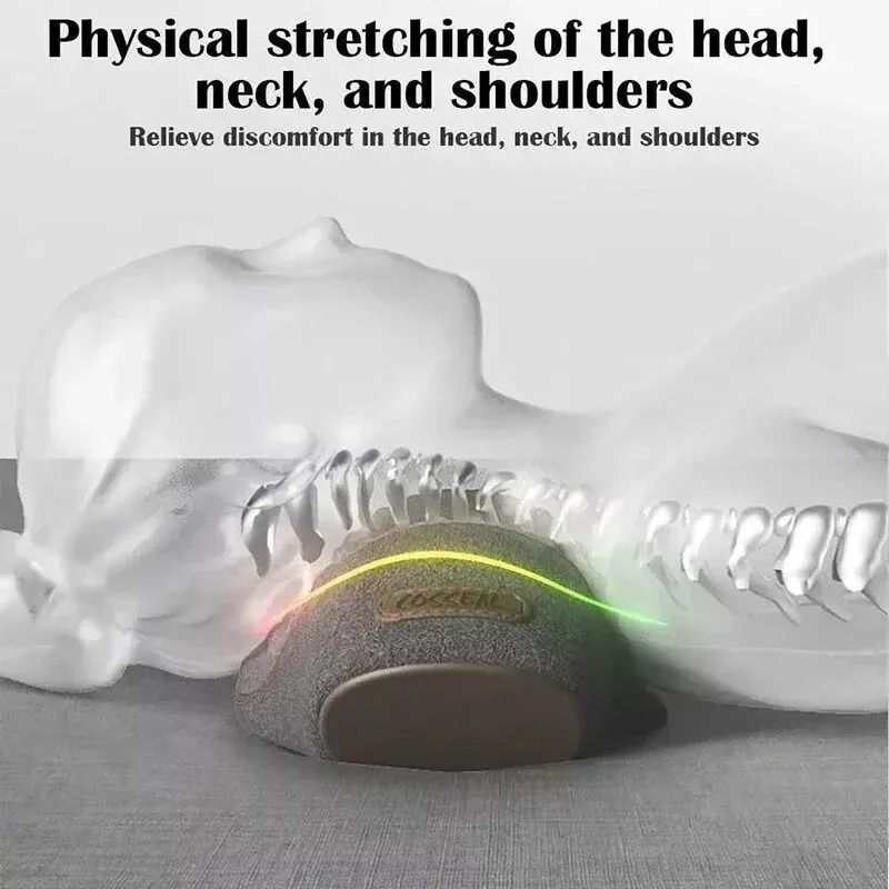 Electric Massager Cervical Pillow Hot Compress Vibration Massage Neck Traction Relax Sleeping Memory