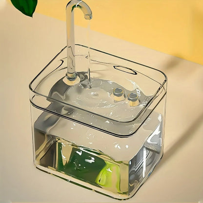 Ultra-Quiet Smart Automatic Cat Water Fountain with 1.5L Capacity and Recirculating Filtration