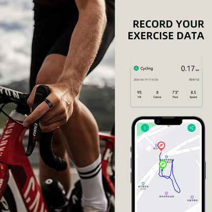 Smart Bluetooth Ring , Sleep, Heart Rate & Multisport Health Monitoring
