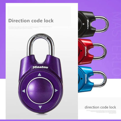 Directional Password Padlock for Gym School Health Club Portable Anti Shim Secure Lock