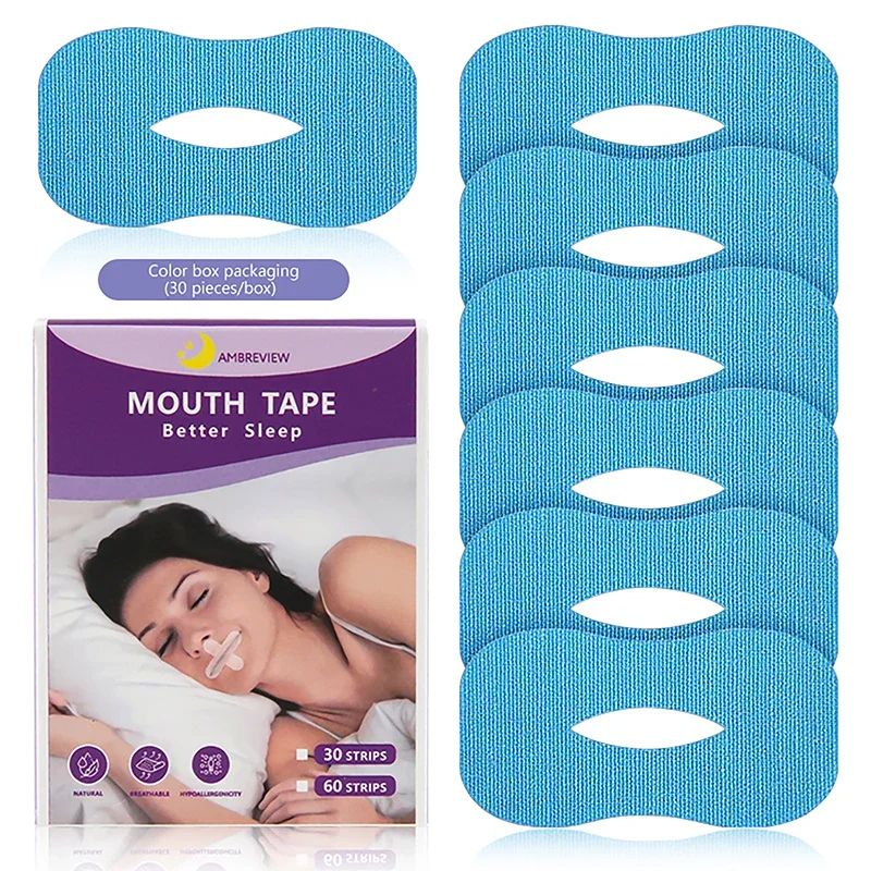 Anti-Snoring Sleep Strips Sticker – Gentle Mouth Seal Tape to Stop Snoring & Improve Sleep