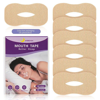 Anti-Snoring Sleep Strips Sticker – Gentle Mouth Seal Tape to Stop Snoring & Improve Sleep