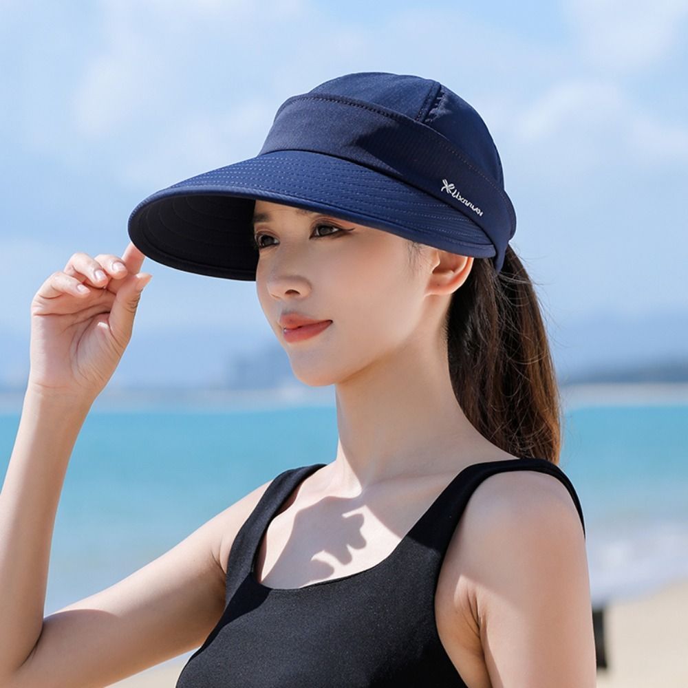 Wide Brim UV Protection Sun Hat Foldable Summer Sun Hat with Adjustable Fit for Women