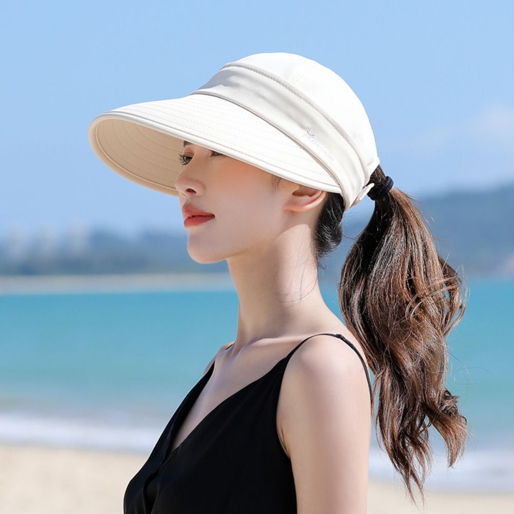 Wide Brim UV Protection Sun Hat Foldable Summer Sun Hat with Adjustable Fit for Women