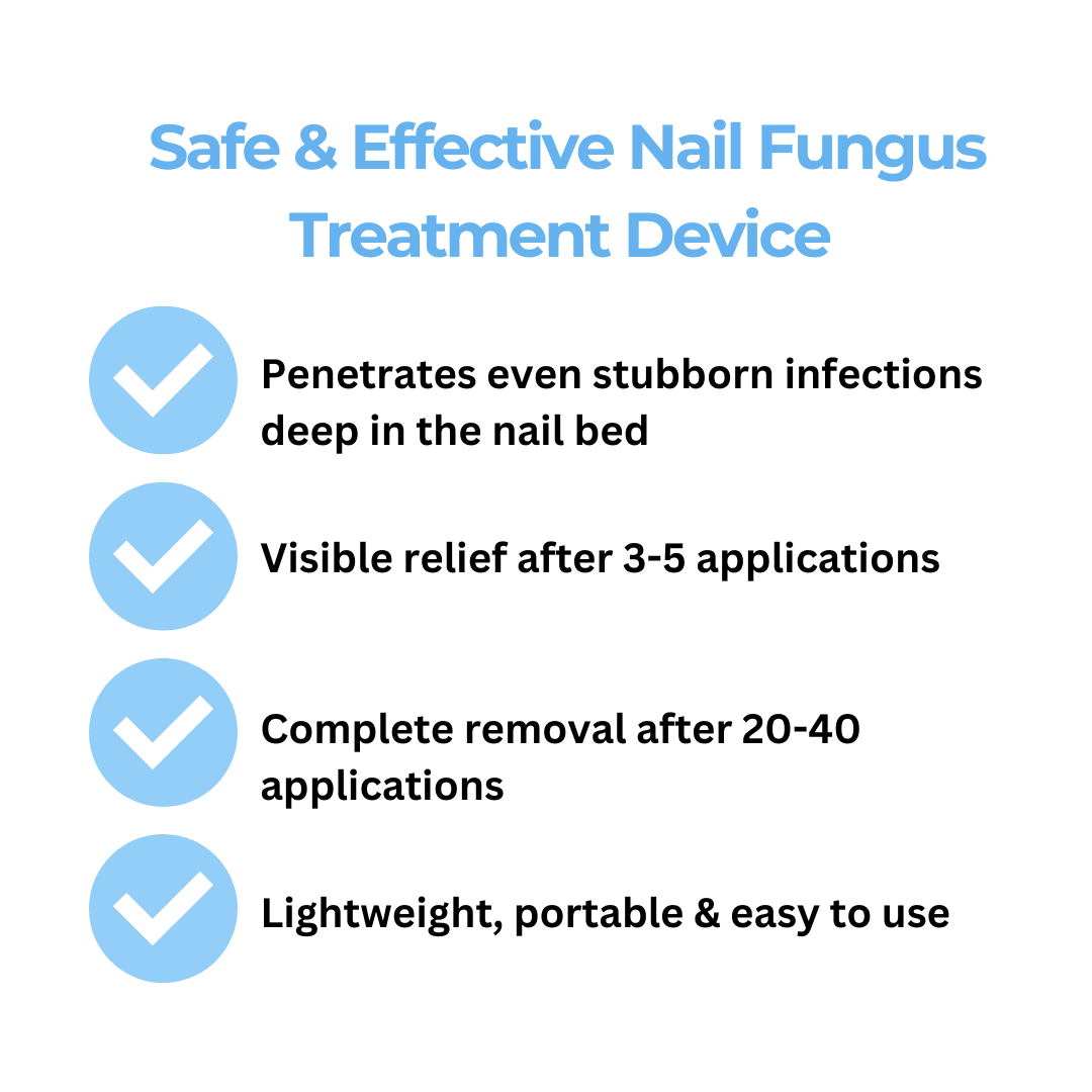 Nail Fungus Laser Treatment Device – Light Therapy for Toenail Fungus & At-Home Fungal Nail Care Solution