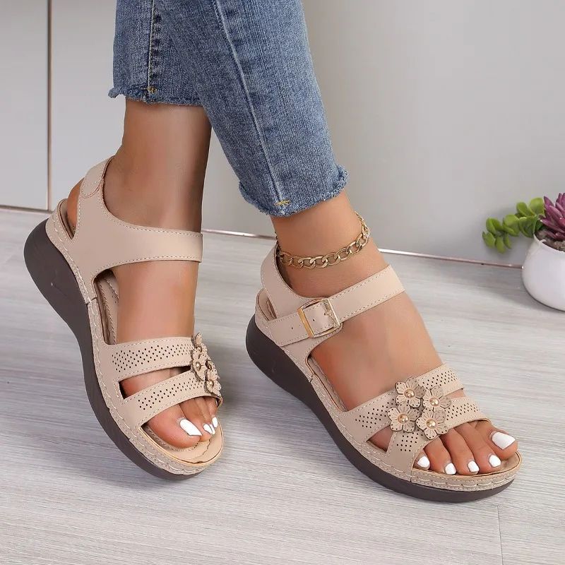 High-Quality Summer Casual Wedge Sandals with Arch Support