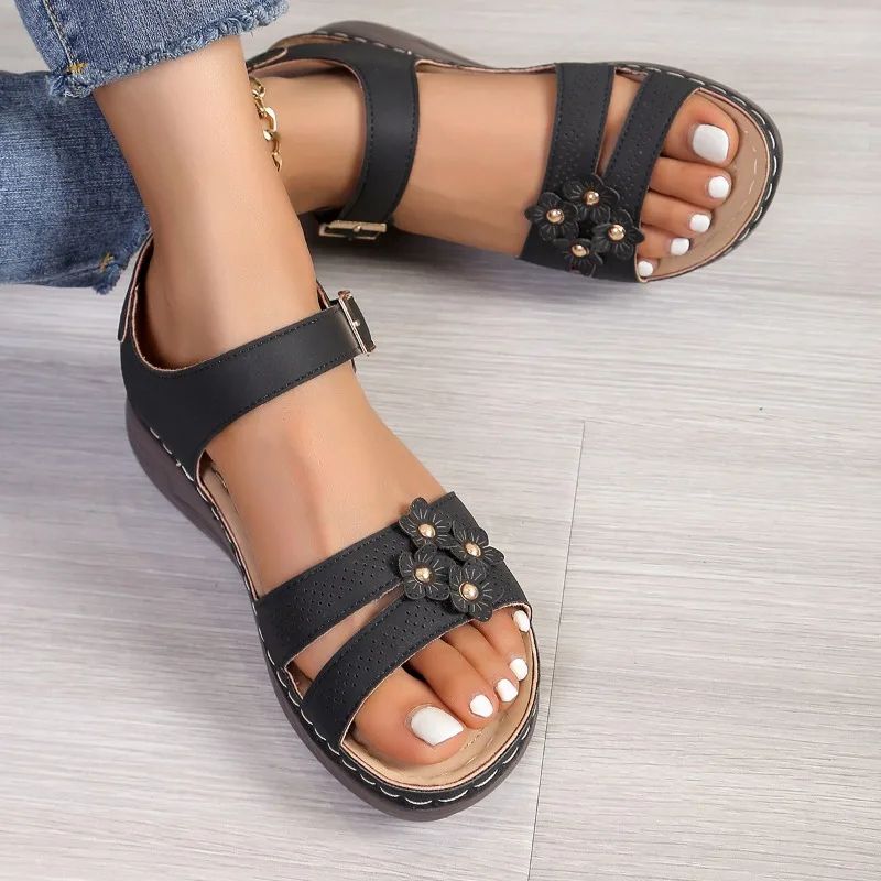 High-Quality Summer Casual Wedge Sandals with Arch Support