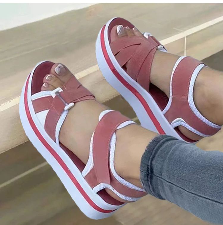 Lightweight Outdoor Platform Sandals for Casual & Beach Wear