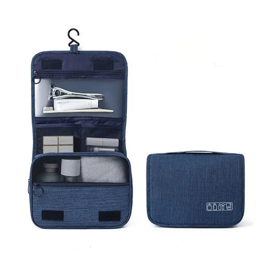 Waterproof Travel Toiletry Bag, Hanging Hook Design, Large Cosmetic Storage for Women & Men, Perfect for On the Go Use
