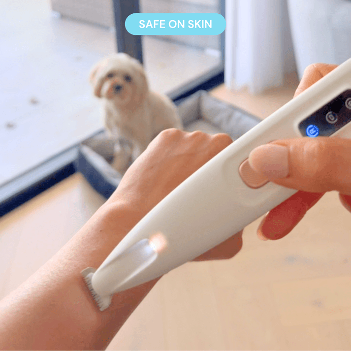Pet Groomer with LED Light, Cordless Nail Grinder Shaver for Safe Paw Trimming & Grooming, Gift for Pet Lovers