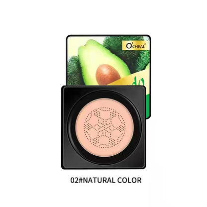 Mushroom Head BB Cream Foundation, Long-Lasting Concealer Cushion for Flawless Face Makeup
