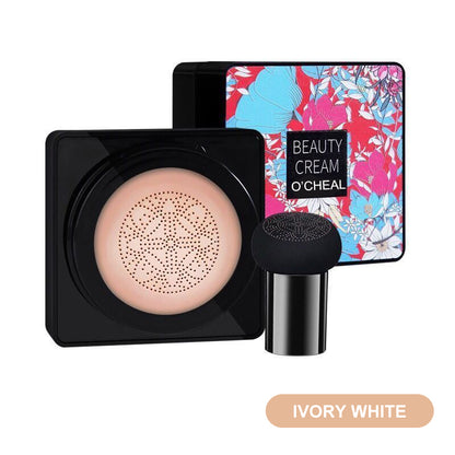 Mushroom Head BB Cream Foundation, Long-Lasting Concealer Cushion for Flawless Face Makeup
