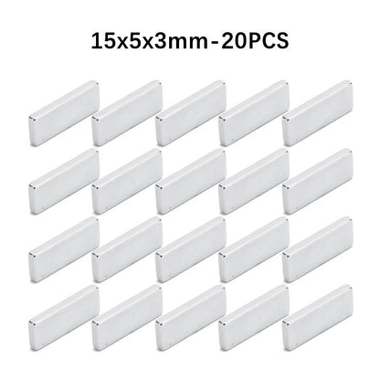 Powerful Square Neodymium Magnets, High-Strength Refrigerator Stickers & DIY Magnets